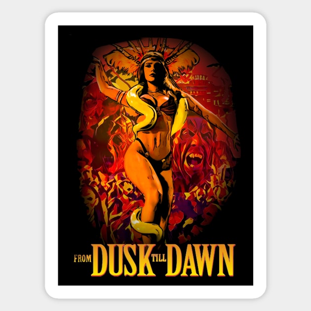 From Dusk Till Dawn Sticker by Fred_art_61